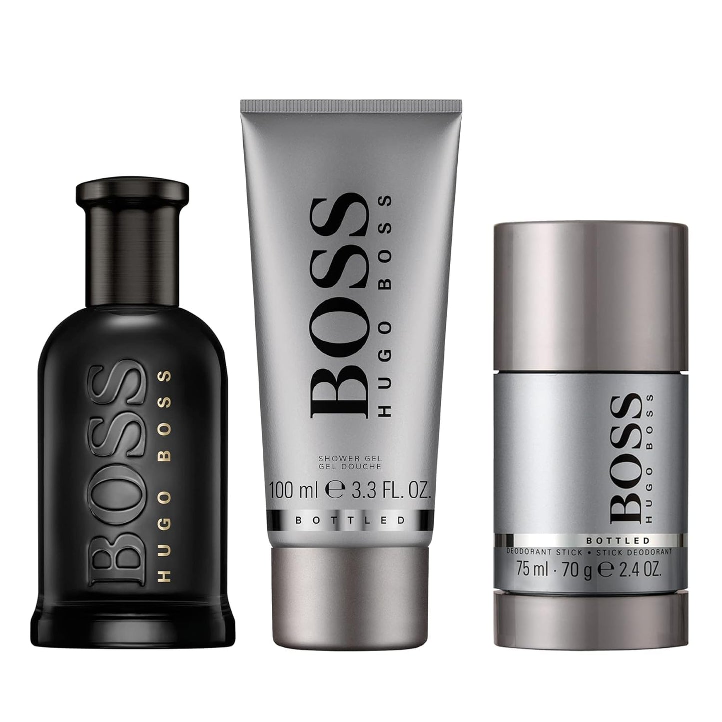 Hugo Boss Bottled Parfum 3 Piece Gift Set for Men