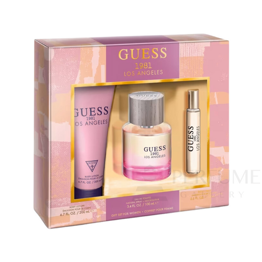 Guess 1981 Los Angeles  Eau De Toilette 3Pcs Set For Women