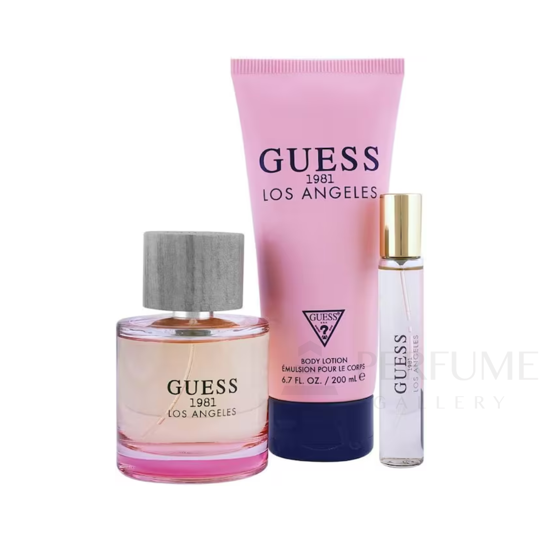 Guess 1981 Los Angeles  Eau De Toilette 3Pcs Set For Women