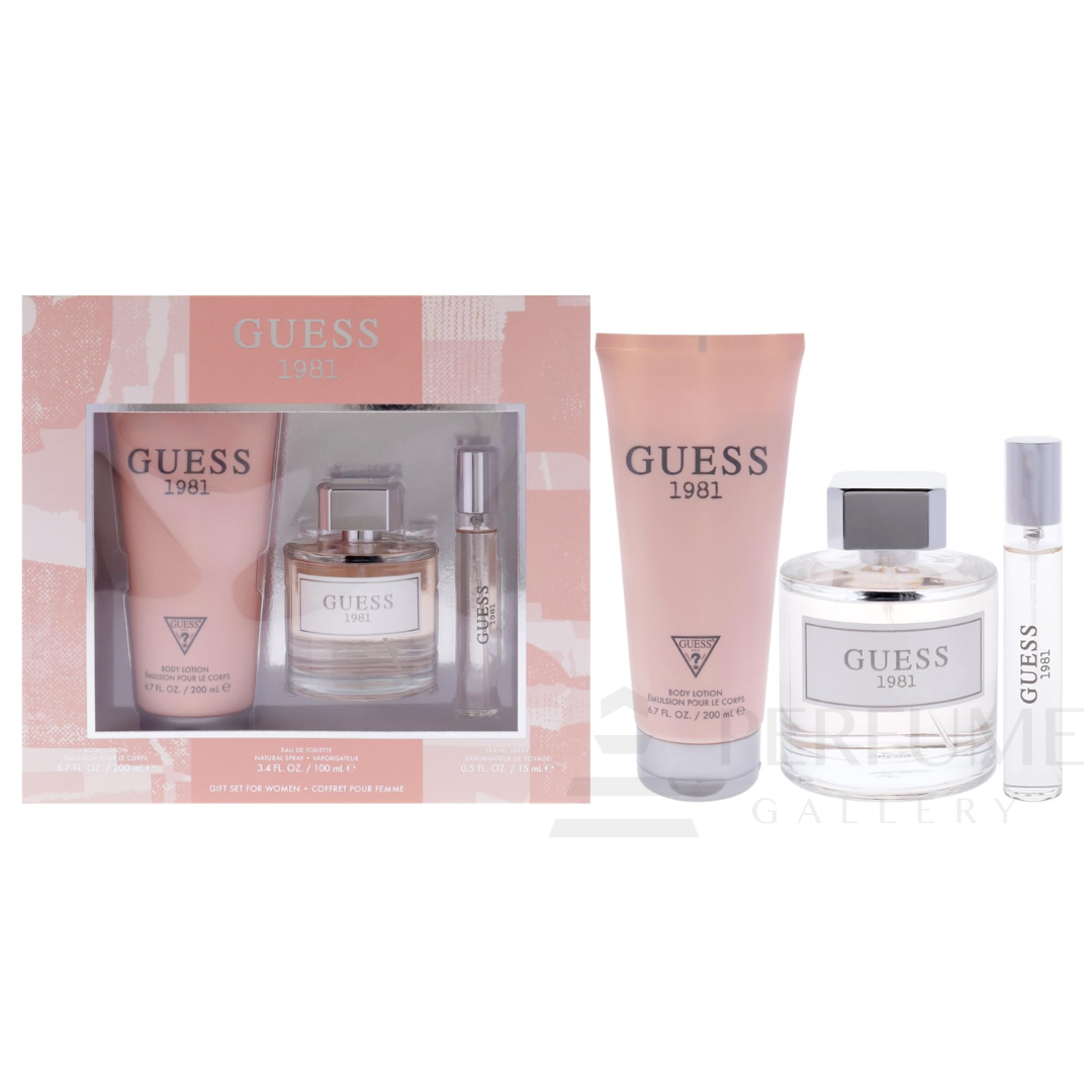 Guess 1981 Eau de Toilette Gift 3Pcs Set For Women