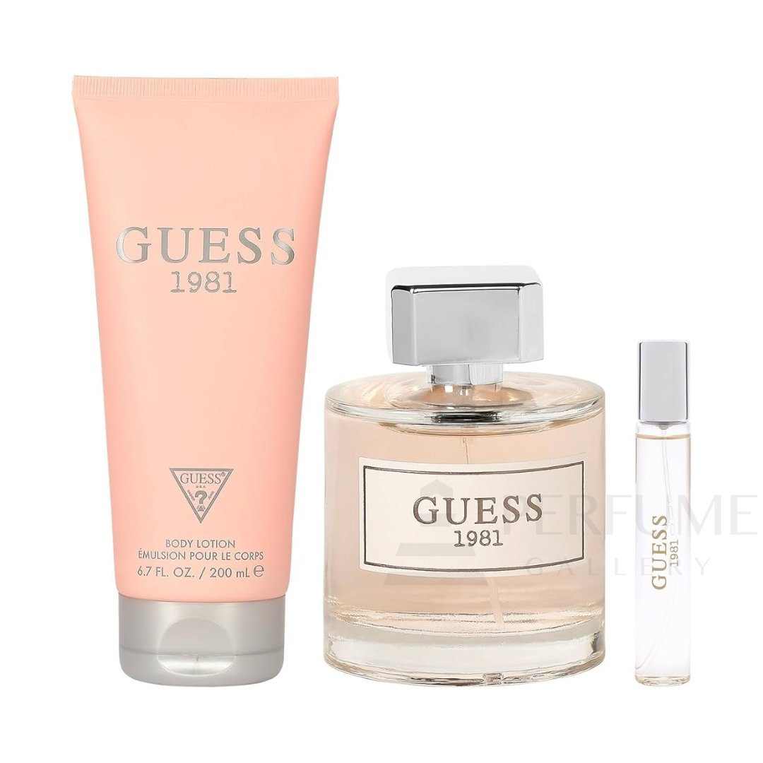 Guess 1981 Eau de Toilette Gift 3Pcs Set For Women