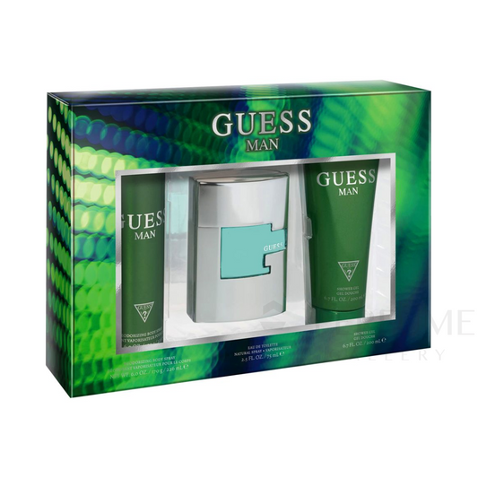 Guess Man Eau De Toilette For Men 3Pcs Set