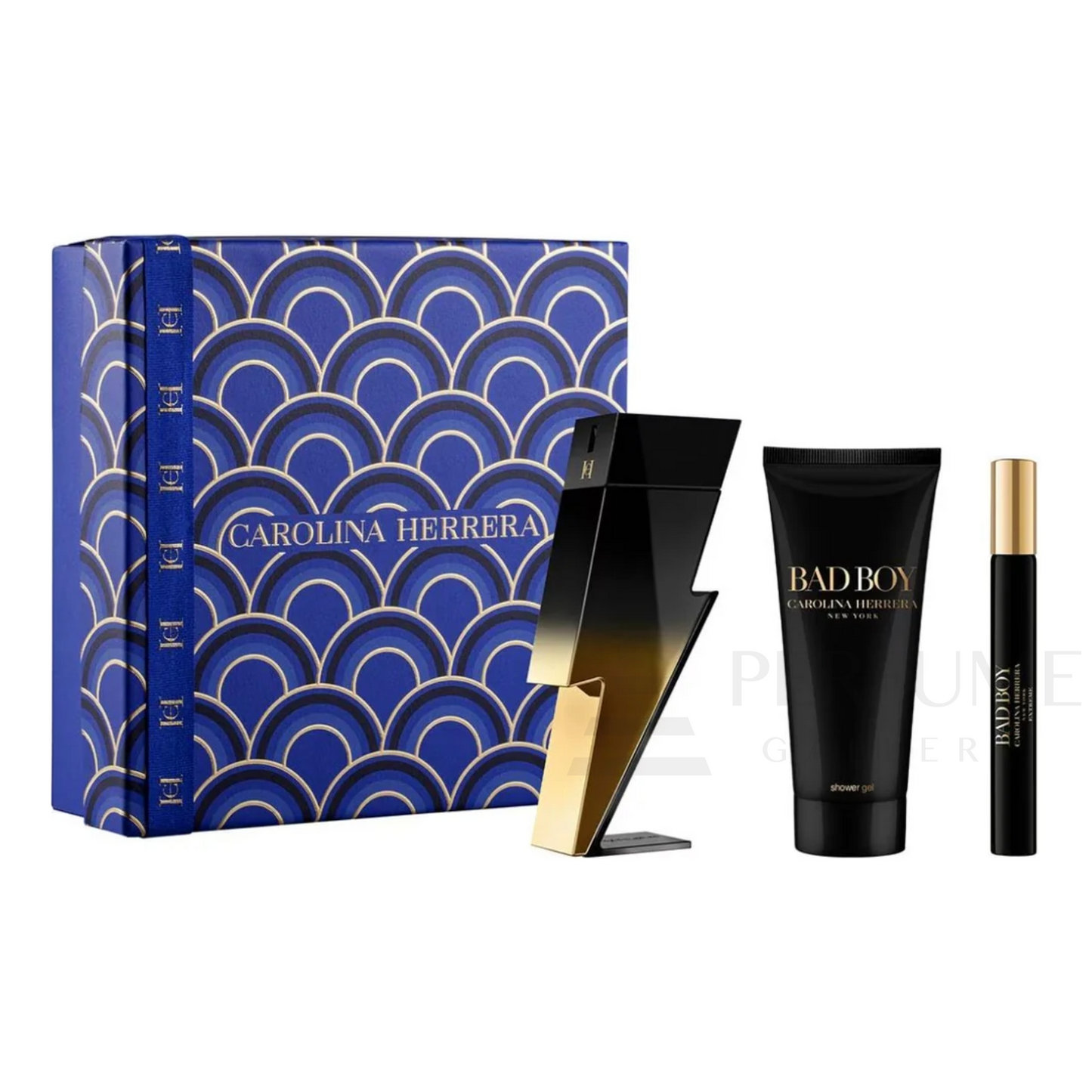 Carolina Herrera Bad Boy Extreme Eau De Parfum 3Pcs Gift Set For Men