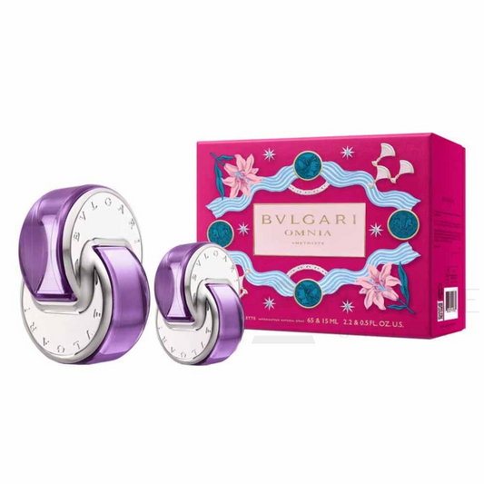 Bvlgari Omnia Amethyste  Eau De Toilette 2Pcs Gift Set For Women