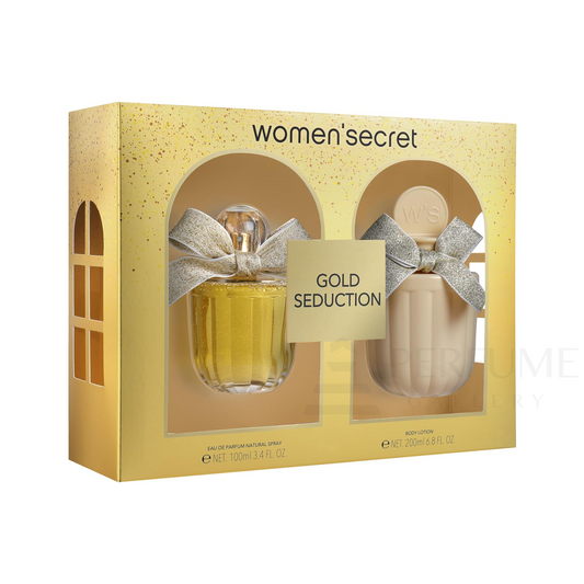 Women'Secret Ladies Gold Seduction Eau De Parfum 2 Pcs Gift Set